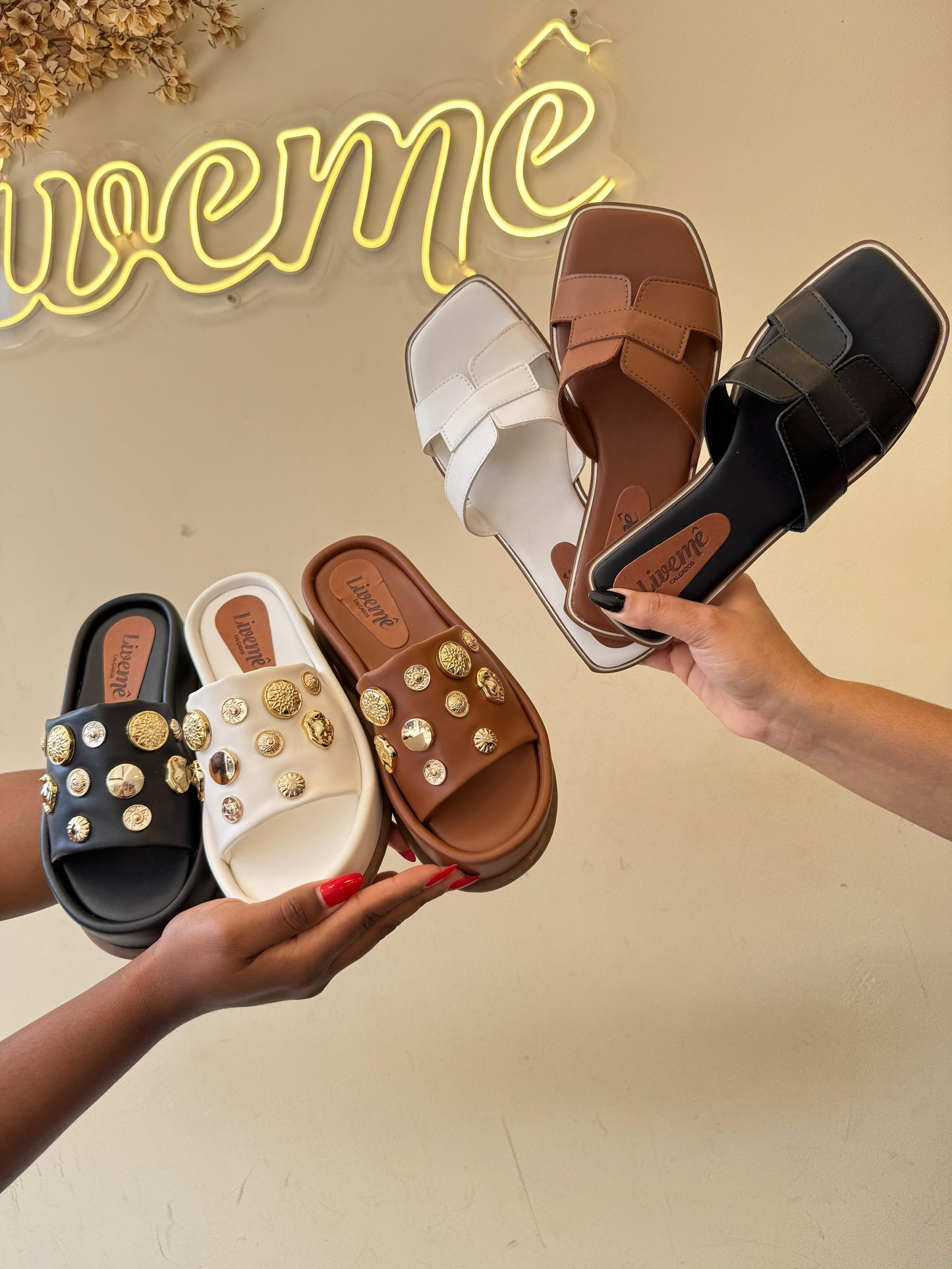 Combo - Flatform Una + Rasteira Esther