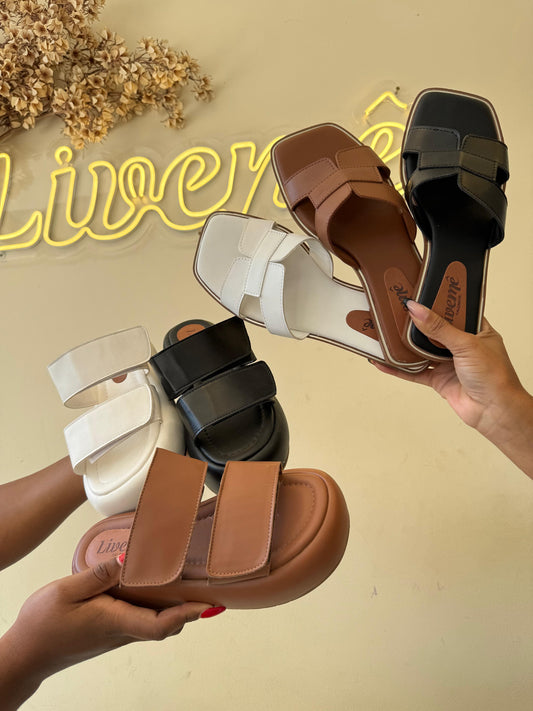 Combo - Flatform Lisa + Rasteira Esther