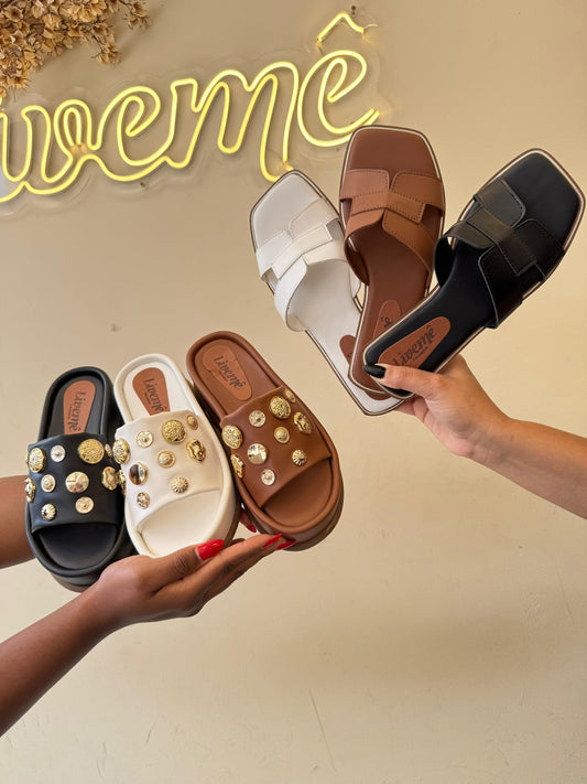 Combo - Flatform Una + Rasteira Esther